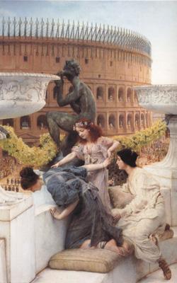 Alma-Tadema, Sir Lawrence The Coliseum (mk23) oil painting image